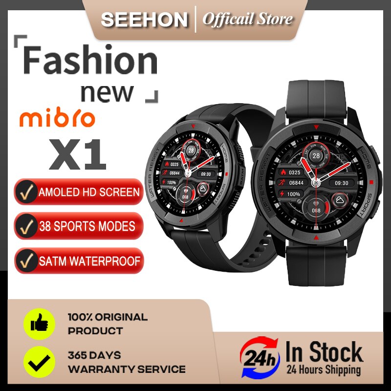 100%  ũ ġ X1 ۷ι ,   Ʈġ, AMOLED ũ, SpO2 , 350mAh ͸, 1.3 ġ